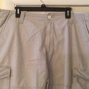 Nautica cargo shorts rip stop fabric. 38 waist
